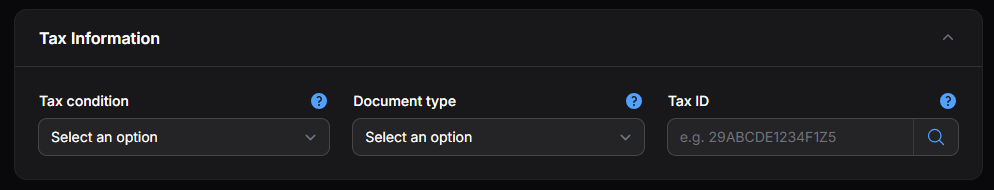 customer form